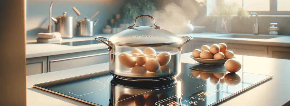 eieren koken op inductie